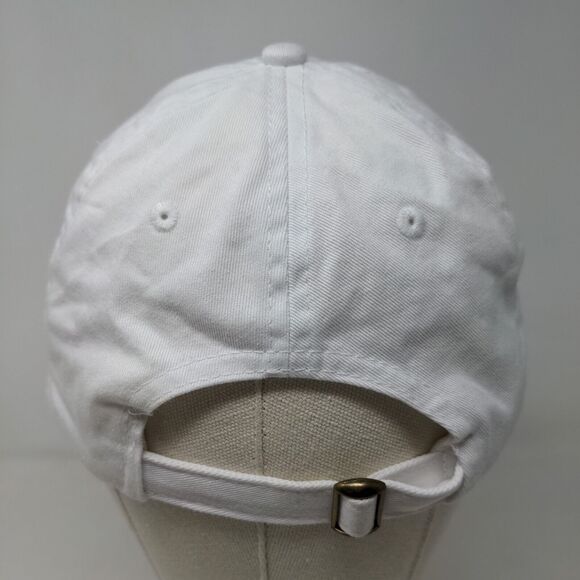 Unbranded Men's Slideback Hat White Adjustable Embroidered Bird Logo - Picture 5 of 7